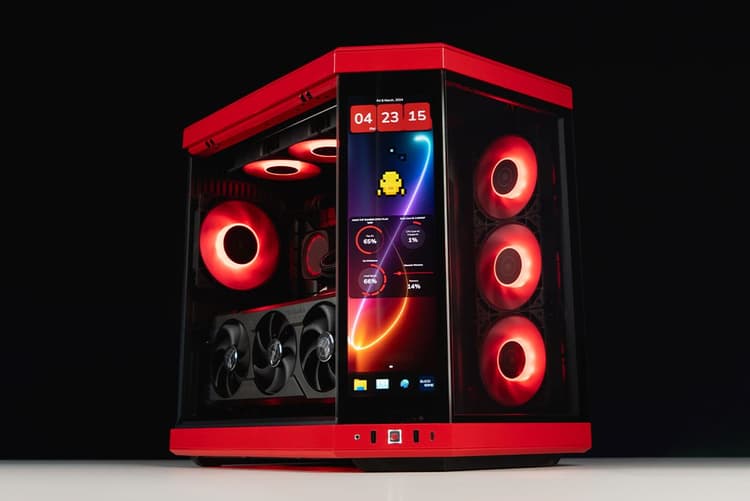 HYTE customs Y70 red